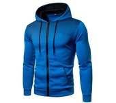 Chaqueta con capucha y cárdigan informal de moda de otoño e invierno para hombre, chaqueta estampada para jóvenes.