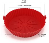 Silicone Air Fryer Baking Tray Reusable Baking Basket Grill Pan Food-grade Non-stick Fryers  Baking Pan Kitchen Accessories