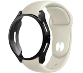 Watch Case+Strap for Samsung Galaxy Watch 4/5/6 40mm 44mm Replacement Silicone Wristband Bracelet galaxy watch 6 5 4 44mm 40mm