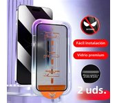 2Pcs 8K Anti-Privacy Dust Free Glass For iPhone 16 15 14 13 12 11 Pro Max 14 15 16 Plus Screen Protector for iPhone X Xr Xs Max