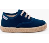 Pisamonas zapatillas lona cordones suela alpargata