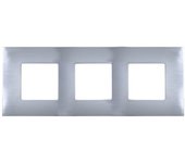 Funda intercambiable INOX 3 elementos Simon 27 PLAY 2700637-042
