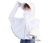 Ropa de Seda DE LA PROTECCIÓN DE Sun del hielo, mantón Ultravioleta de la protección para el Cycling en verano-entrega