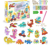 Children's Cartoon Princess Magic Gem - Pirate Diamond Painting - Little Monster Children's Set - Handmade DIY Keychain Sticker