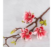 1PCS Chinese Simple Fake Flower Decoration, High Simulation Gradient Perfume, Lotus Magnolia Flower ornament
