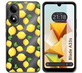 Funda Silicona para Zte Blade A33s diseño Limones Dibujos