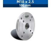 TASP Wood Lathe Face Plate for M33 M18 1 Inch Threaded Woodworking Turning Machine Chuck 2" 3" 4" 6" Flange Faceplate