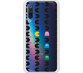 Funda compatible con Xiaomi Mi 9 - Patron Comecocos Negros Clear