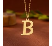 Stainless Steel A-Z Alphabet Necklace For Women Gold Color Punk 26 Letter Pendant Choker Necklace Party Aesthetic Jewelry 2024