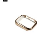 URVOI shiny metal frame case for Apple Watch Ultra 2 series 10 9 8 7 6 SE aluminum alloy bumper for iWatch 41 45mm modern design
