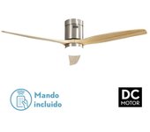 Ventilador 20W DC AGUILON NIQUEL 3 ASPAS Haya 6 VELOCIDADES