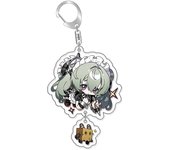 Zenless Zone Zero Anby Demara Billy The Kid Cartoon Keychain Plastic Keyring Bag Tag Cos Accessory