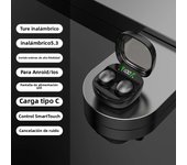 TWS Wireless Invisible Earbuds Bluetooth 5.3 Tiny Mini Sleep Headphones Hidden Noise Reduction Headsets Sports Stereo Earphones