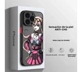Danganronpa For Apple iPhone 15 14 13 12 11 mini XS XR X 8 7 Pro Max Plus Frosted Translucent Phone Case