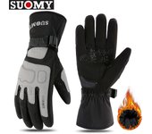 SUOMY Motorcycle Gloves Rainproof Windproof Guantes Moto Motorbike Riding Gloves Touch Screen Motocross Gloves Autumn Winter