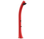 Ducha Solar Starmatrix Rio Xxl Rojo Blackmatt Curvada De Polietileno Hd Altura 226 Cm 40 Litros Negra Ducha Solar Exterior Para Jardín y Pool Ducha Solar Xxl Con Depósito De 40L