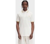 Fred Perry Twin Tipped polo blanco para hombre