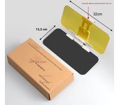 Car Sun Visor Goggle Clip-on Anti-UV Anti-Dazzle Sun Visor Clip-on Extender Rotatable Vision Safety Driving At Night Accessories