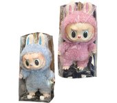 1PC Transparent Mystery Box Keychain Wallet Organizer Box Labubu Dolls Storage Pouch Keychain Bag Storage Pouch