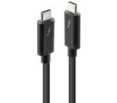 Lindy - 41556 cable Thunderbolt 1 m 20 Gbit/s Negro 41556