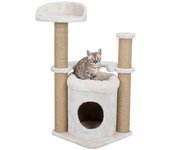 Trixie Rascador Nayra para Gatos con Forro de Felpa y Postes de Yute