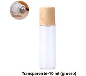 1/2/3/5/10ML Cosmetic Container Roll On Glass Bottles For Essential Oil Empty Perfume Bottle Refillable Container With Wood Lid