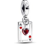 Charm colgante doble Pandora 793420C01 Reina，Incluye Caja Original