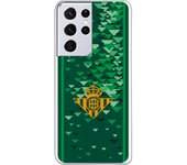 Funda original compatible con Samsung Galaxy S21 Ultra - S30 Ultra - Real Betis Balompié Escudo amarillo