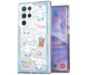 Transparent Clear Case for Samsung Galaxy S23 S24 Ultra S20 FE S21 22 Plus 5G Cover Cute Sanrio Kuromi Cinnamoroll Silicone