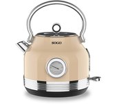 Hervidor Agua Sogo 1,8L Retro Biege-2200W