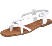 Sandalias Oh! My Sandals Md5553 para mujer en color blanco