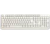 Ngs - teclado spike - 105 teclas - multimedia - membrana - color blanco