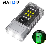 MINI USB Rechargeable LED Flashlight Portable Tail magnet flashlight Super Bright Camping Lantern Side COB emergency light