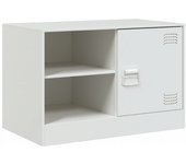 Mueble TV combinadoMueble para TV de acero blanco 67x39x44 cm