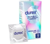 Durex Preservativos Invisible Extra-Lubricación 12 Unidades