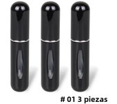 5ml Portable Refillable Spray Bottle Plastic liner Perfume Atomizer Mini Sample Bottle For Cosmetics Travel Empty Container