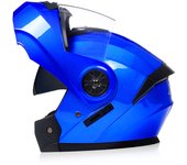 2024 nueva llegada hombres motocicleta profesional Racing Flip up casco ABS Material modular doble lente Cascos dot certificación