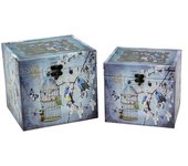 BAUL BIRDS CAGE - S/2 TAPA CRISTAL