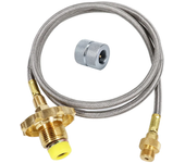 Outdoor Gas Stove Propane Refill Adapter Gas Tank Connection Line Camping Burner Adapter LPG Cylinder Hose Connector