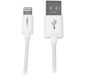 StarTech.com - Cable 1m Lightning 8 Pin a USB A 2.0 para Apple iPod iPhone 5 iPad - Blanco USBLT1MW