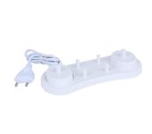 Soporte para cepillo de dientes eléctrico compatible con Oral B, cargador para 4 cabezales, irisfr