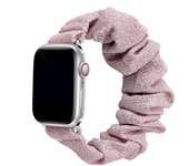Scrunchie Strap For Apple Watch Band 8 Ultra 49mm 44mm 40mm 42mm 38mm 45mm 41mm Nylon Solo Loop Bracelet IWatch 8 7 SE 6 5 4 3 2