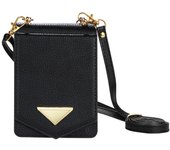 Mirror Wallet with Card Holder Phone Case for Samsung Galaxy Z Flip 6 5 4 3 Flip6 Flip5 Flip4 Flip3 Crossbody PU Leather Cover