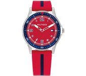 Reloj Tommy Hilfiger Niño Analógico Silicona Rojo y Azul 1720035