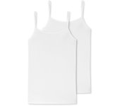 SCHIESSER Mujer Espagueti, 2-Pack - Jersey sencillo, Serie 95/5, liso