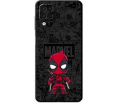 Comics Marvel SpiderMan Deadpool Case For Samsung Galaxy A73 5G A72 A71 4G A53 A70 A32 A24 A23 A22 A21s Black Tpu Phone Cover