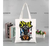Ghost Band Hard Rock Band Shopping Bag Grocery Ghost B.C. Heavy Metal Handbag Bolsas De Tela Tote Bolsa Jute Tote Shopping Bag