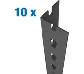 Estantería SIMONRACK SIMONRACK SimonrackPack 10 perfil sclick p/40 2000 gris
