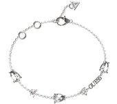 Guess Pulsera Mujer Bracelet Wonderlights De Acero Plateado