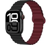 Magnetic Strap For Apple Watch Band 40mm 45mm 46mm 44 mm 41mm 49mm 42 38 Silicone Bracelet iWatch series 8 SE 6 7 8 9 10 Ultra 2